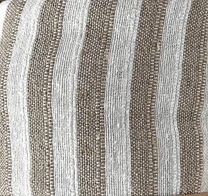 Покривало SEAMAR Однотонне смугасте 170 x 250 см (бежевий/білий) synthetic.ua - Фото 1