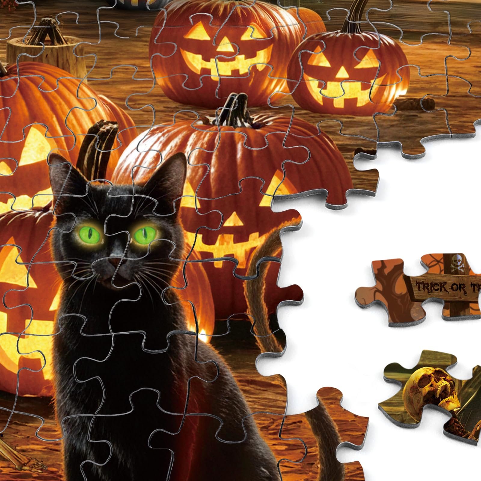 Пазл 1000 деталей для взрослых Halloween Nightmare Scary Ghost 70 x 50 см, фото №3 Пазл 1000 деталей для взрослых Halloween Nightmare Scary Ghost 70 x 50 см, фото №3