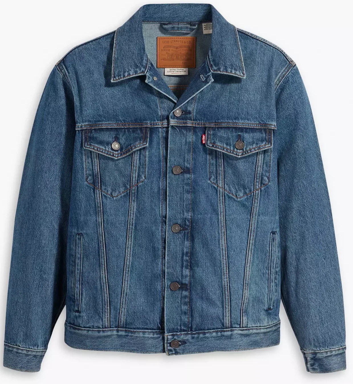 Чоловіча джинсова куртка Levis - Relaxed Fit Trucker Waterfalls - XS, фото №5