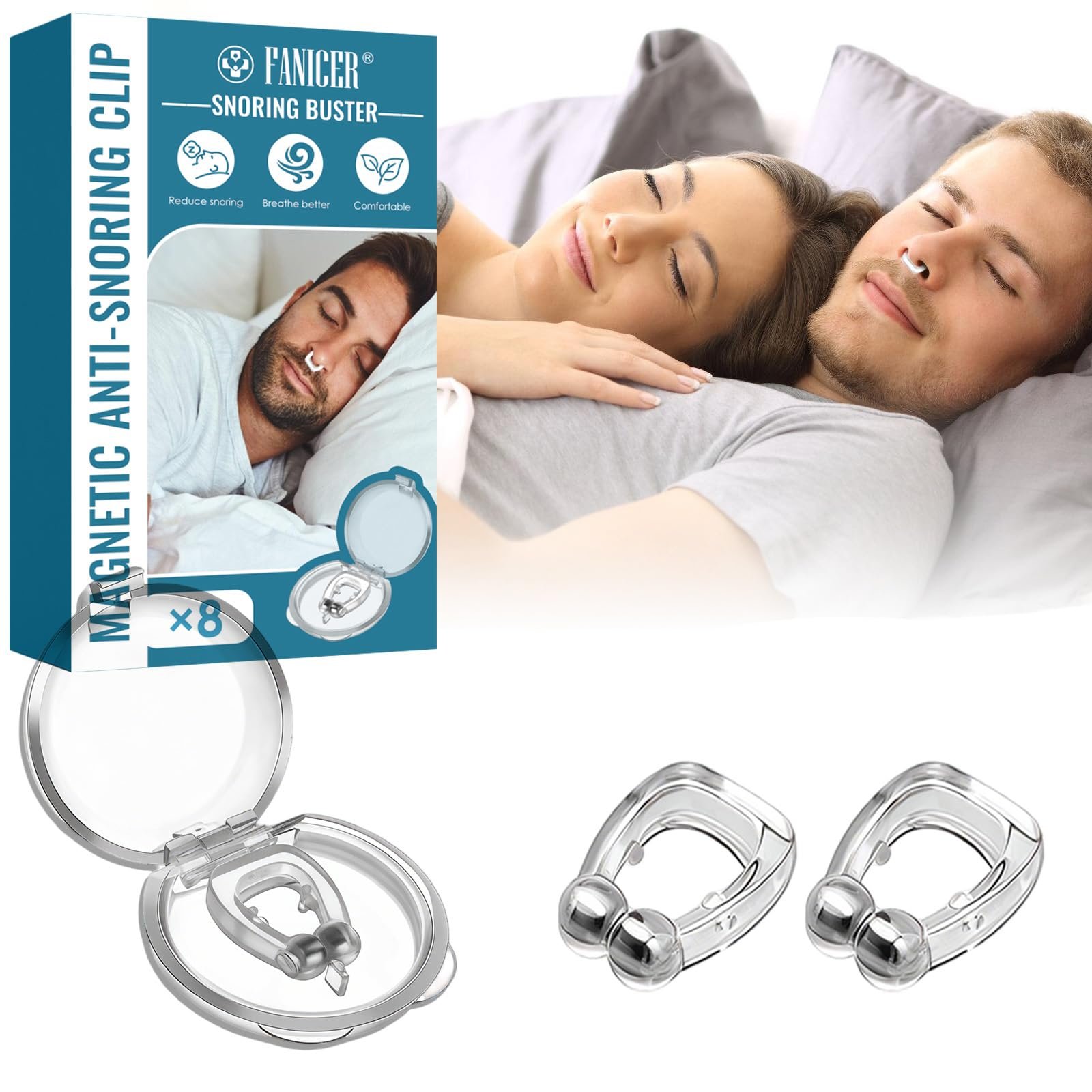 Кліпса проти хропіння (2 шт.), фото №1