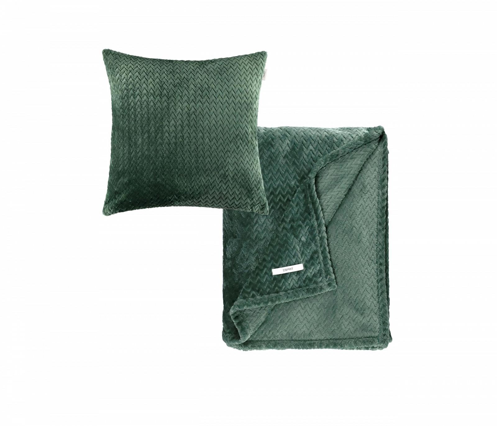 Комплект Плед Покривало Esprit Premium Плед 140 x 190 см + Наволочка 45 x 45 см Білий, фото №1