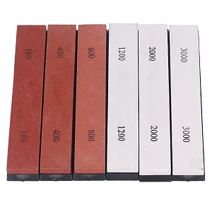 Точильні камені Hyuduo набір 6 штук із білого корунду багатофункціональні synthetic.ua - Фото 1