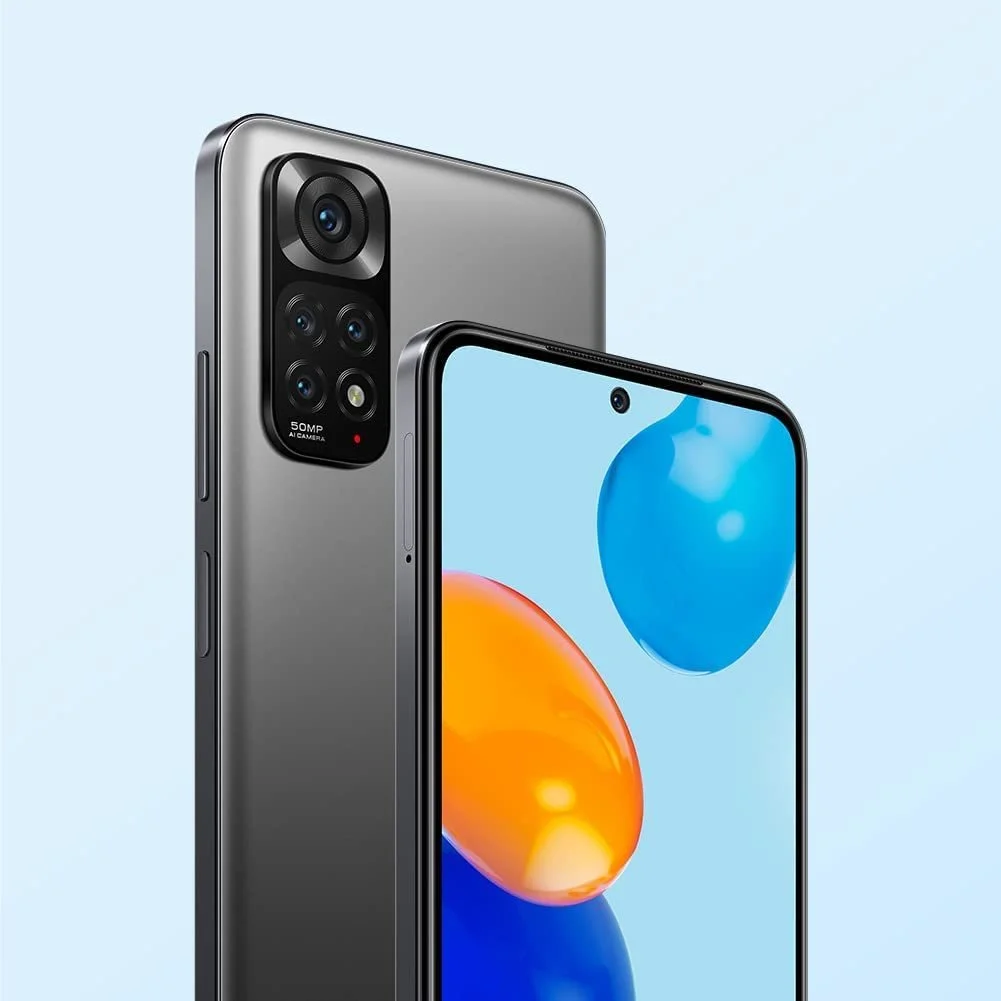 Смартфон Xiaomi Redmi Note 11 + Навушники 4/128 GB 6.43 дюйма 90 Hz FHD+ AMOLED Snapdragon 680 50 MP 5000 mAh Graphite Grey, фото №3 Смартфон Xiaomi Redmi Note 11 + Навушники 4/128 GB 6.43 дюйма 90 Hz FHD+ AMOLED Snapdragon 680 50 MP 5000 mAh Graphite Grey, фото №3