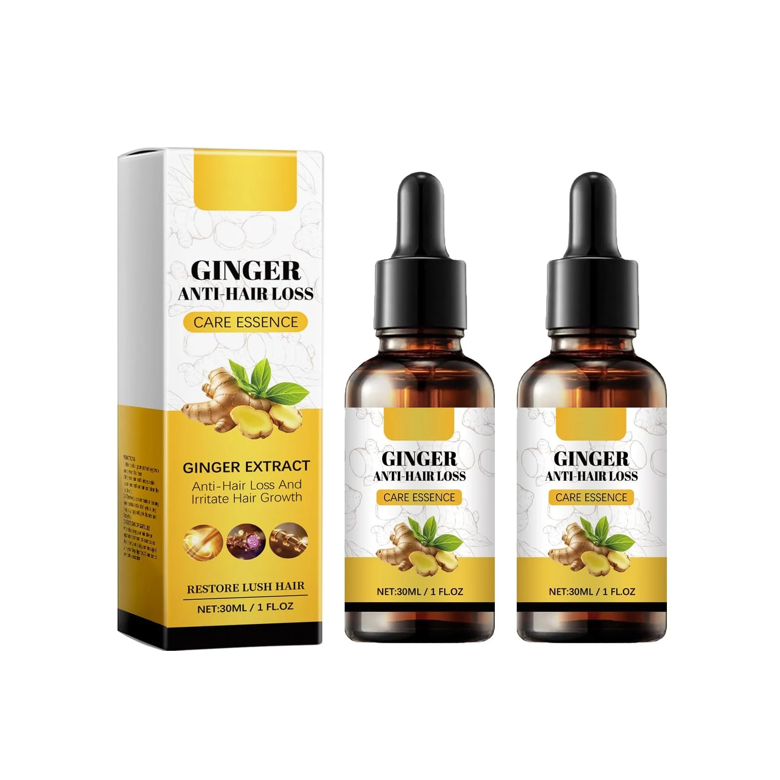 Спрей Utapossin Імбирний проти витончення волосся - Сироватка проти випадіння волосся, фото №1