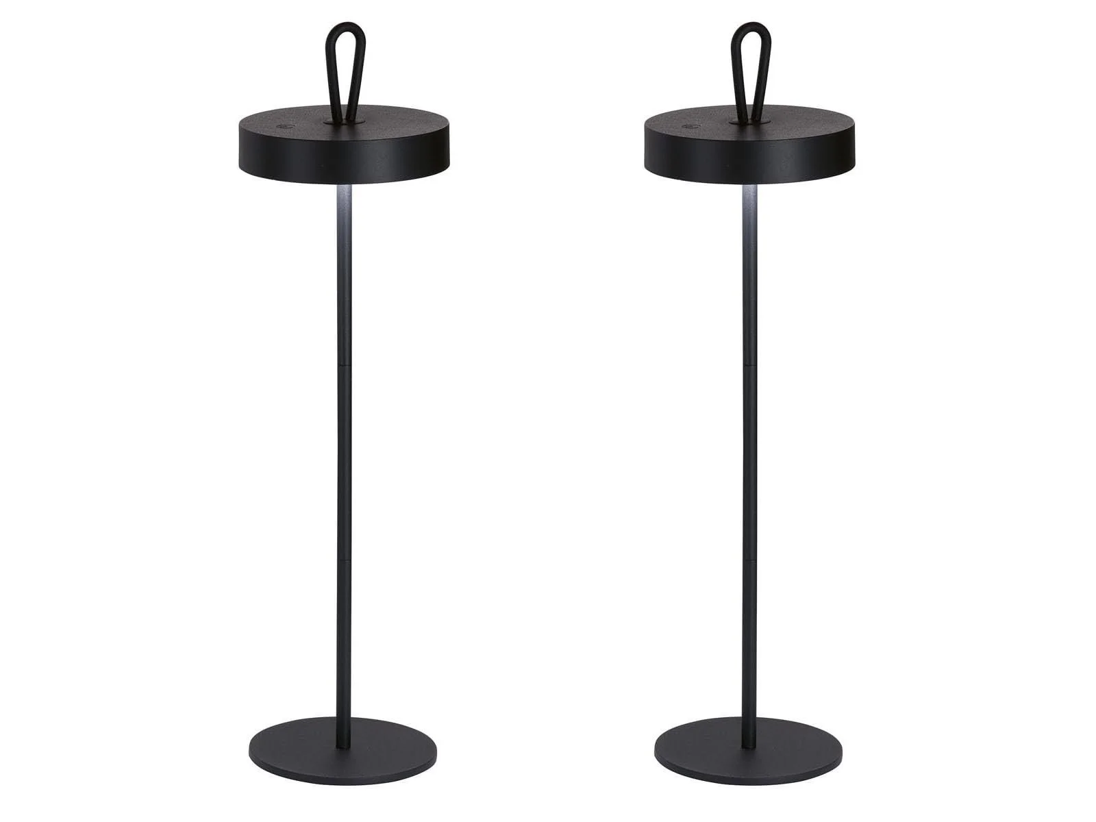 Настільна лампа meineWunschleuchte набір з 2 шт. бездротова вулична димована регульована висота 21-46 см, фото №4