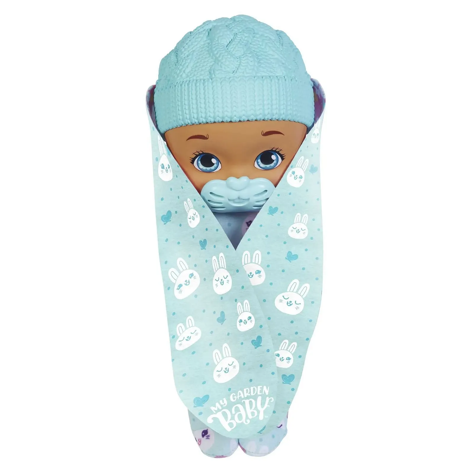 Лялька My Garden Baby Перше зайченя HGC09, м’яке тіло з плюшевими вушками, блакитний, іграшка для малюків від 18 місяців, фото №3 Лялька My Garden Baby Перше зайченя HGC09, м’яке тіло з плюшевими вушками, блакитний, іграшка для малюків від 18 місяців, фото №3