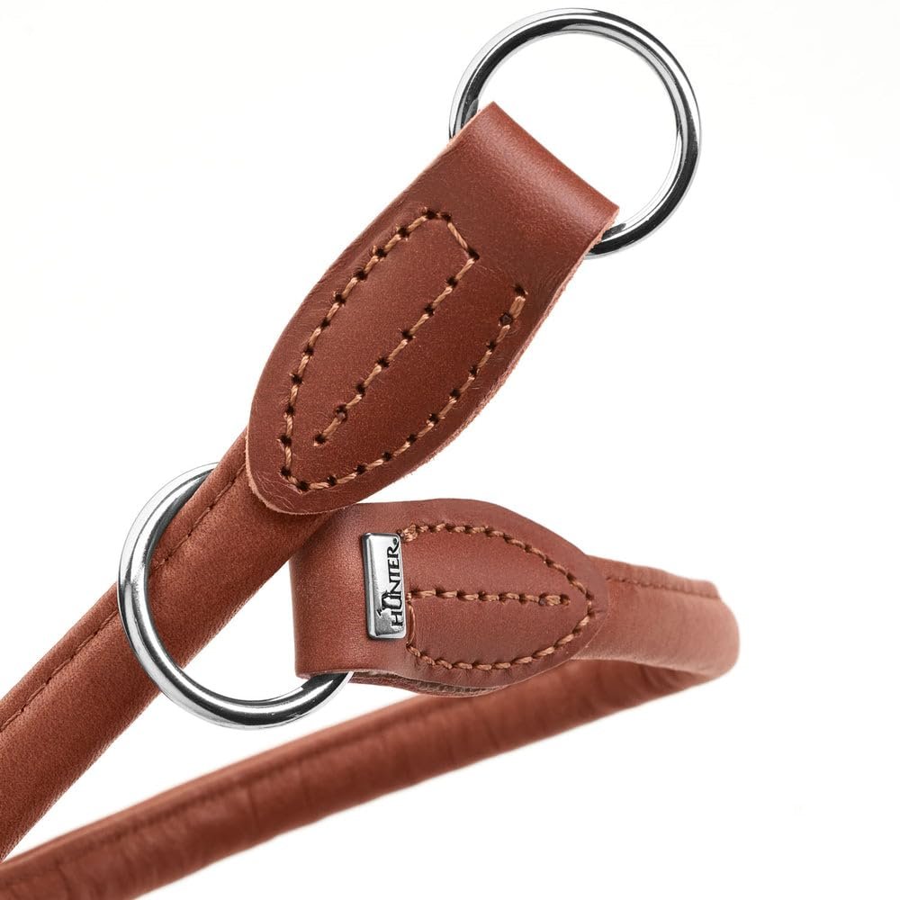 Нашийник HUNTER Round & Soft Canadian UP Dressage Cognac M-L, фото №2
