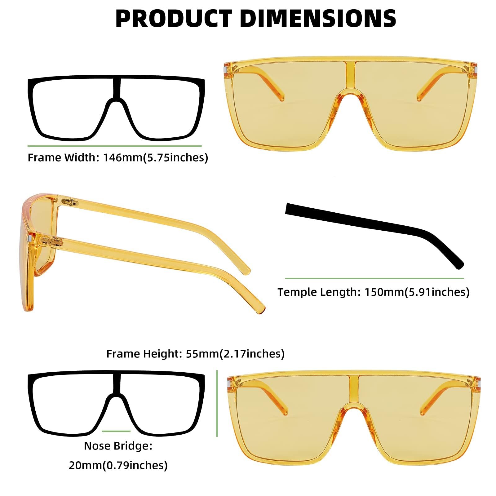 Сонцезахисні окуляри FEISEDY Квадратні Великі для чоловіків та жінок B2759, фото №5 Сонцезахисні окуляри FEISEDY Квадратні Великі для чоловіків та жінок B2759, фото №5