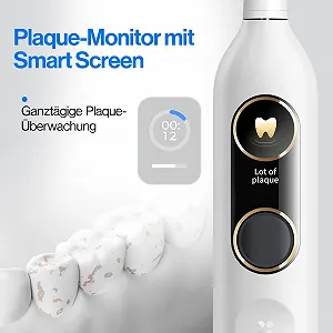 Електрична звукова зубна щітка usmile Y10 PRO дисплей датчик тиску 4 режими 180 днів роботи 2 насадки synthetic.ua - Фото 1