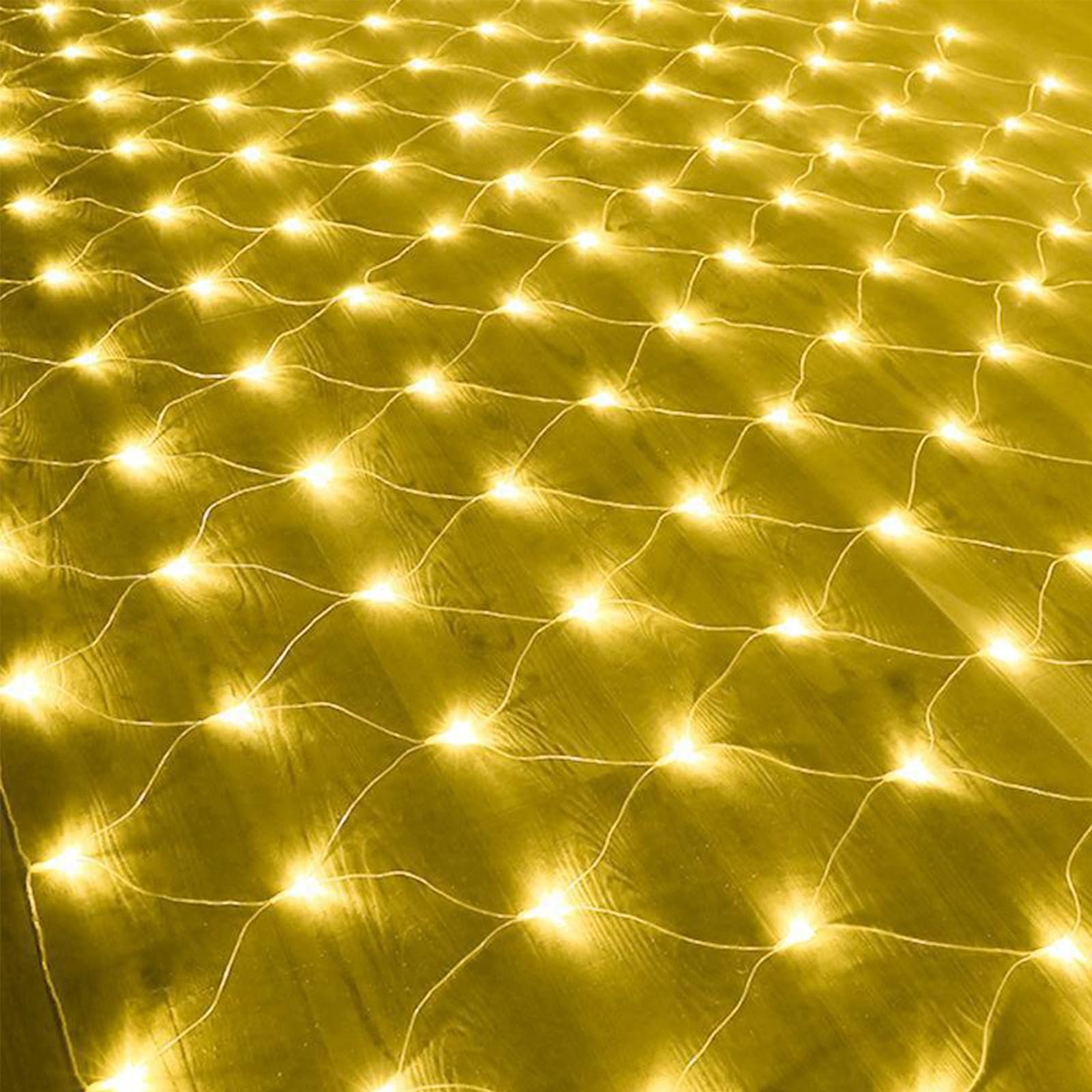 Сетка светодиодная ENLACE 1.5 x 1.5 м, 96 LED, теплая белая, фото №3