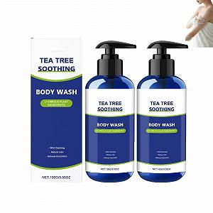 Гель для душу Tea Tree Очищувальний з олією чайного дерева 2 шт. - Фото 1