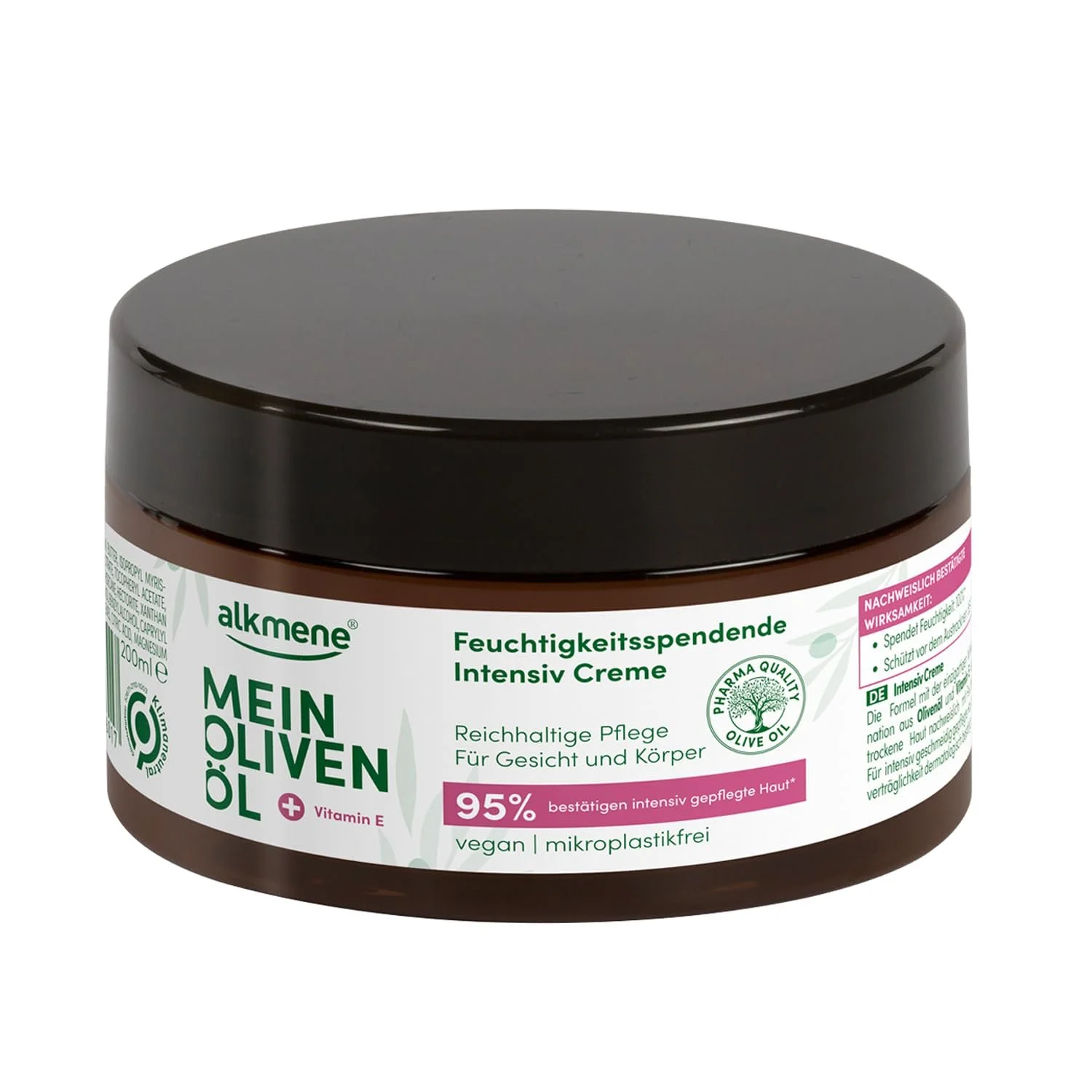 Крем для шкіри alkmene Intensive для сухої шкіри 200 мл з оливковою олією, фото №1