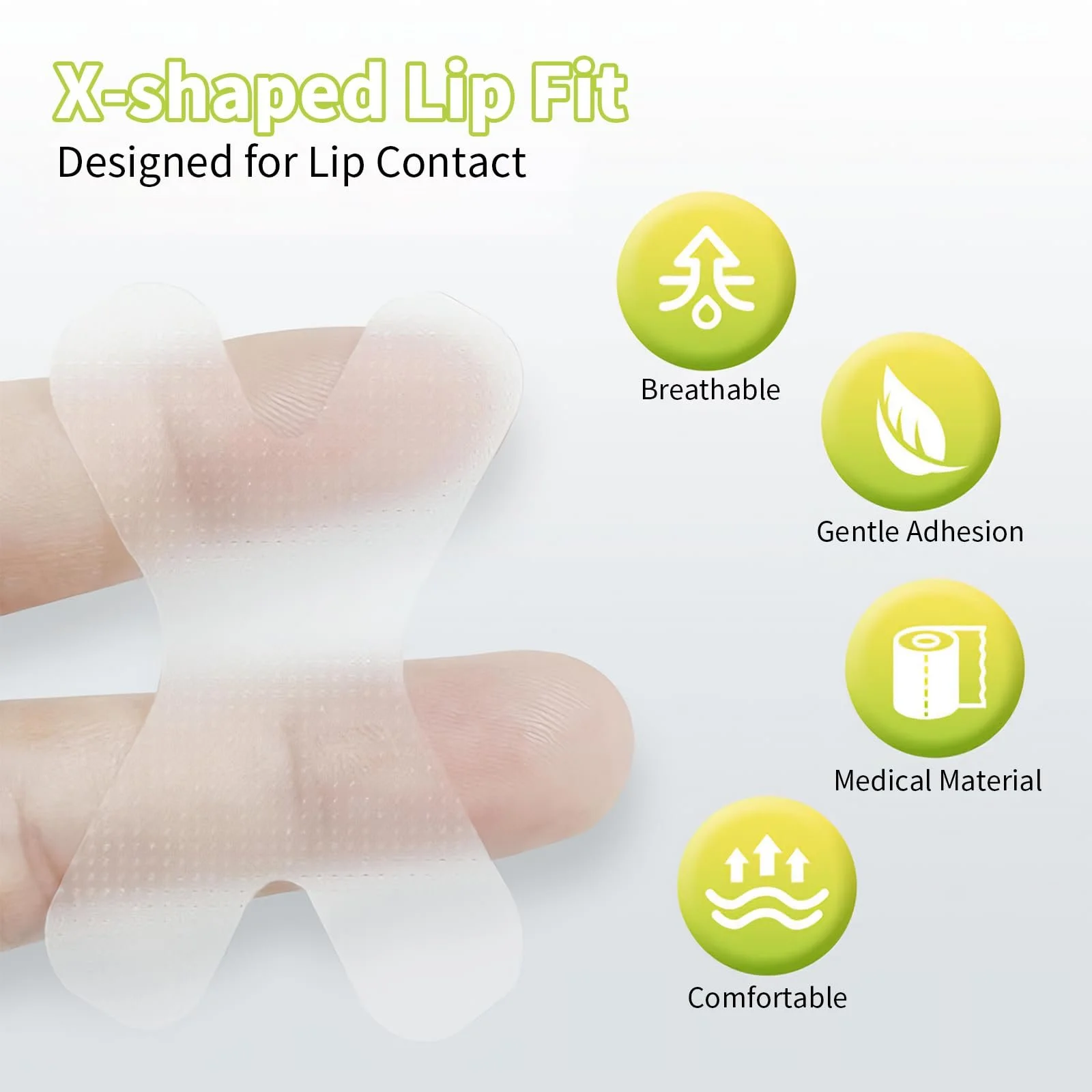 Смужки для рота Пачка з 120 шт для сну, Засоби від хропіння, фото №3