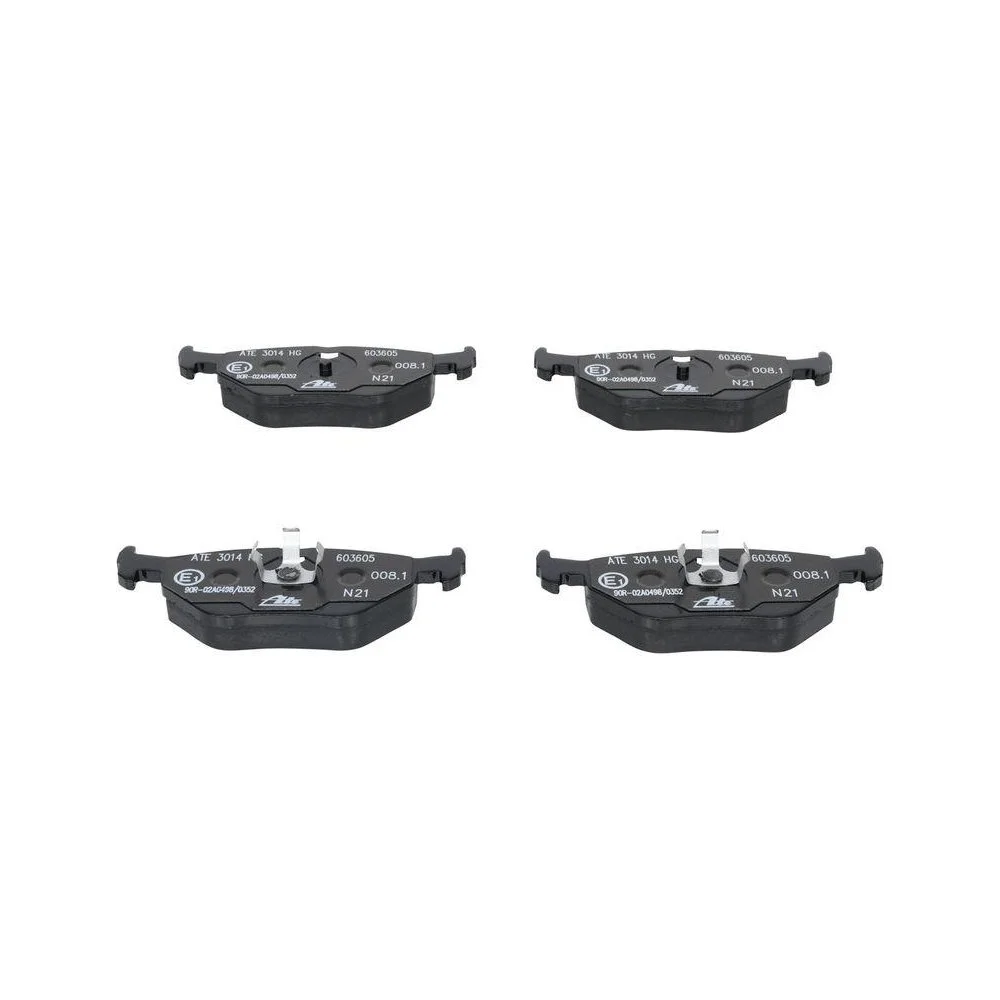Комплект гальмівних колодок дискового гальма ATE 13.0460-3605.2 для BMW MG ROVER SAAB, фото №1