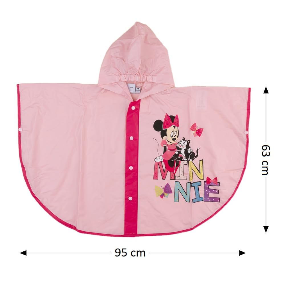 Дощовик CARTOON Minnie Disney Дитячий Дощовик-пончо з капюшоном і застібкою на ґудзиках, фото №6 Дощовик CARTOON Minnie Disney Дитячий Дощовик-пончо з капюшоном і застібкою на ґудзиках, фото №6