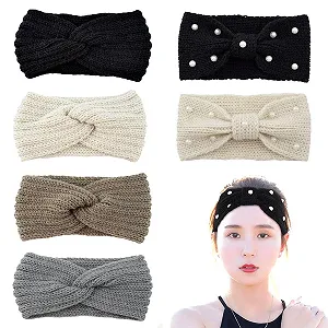 Набор из 6 вязаных на голову, Женская - Фото 1