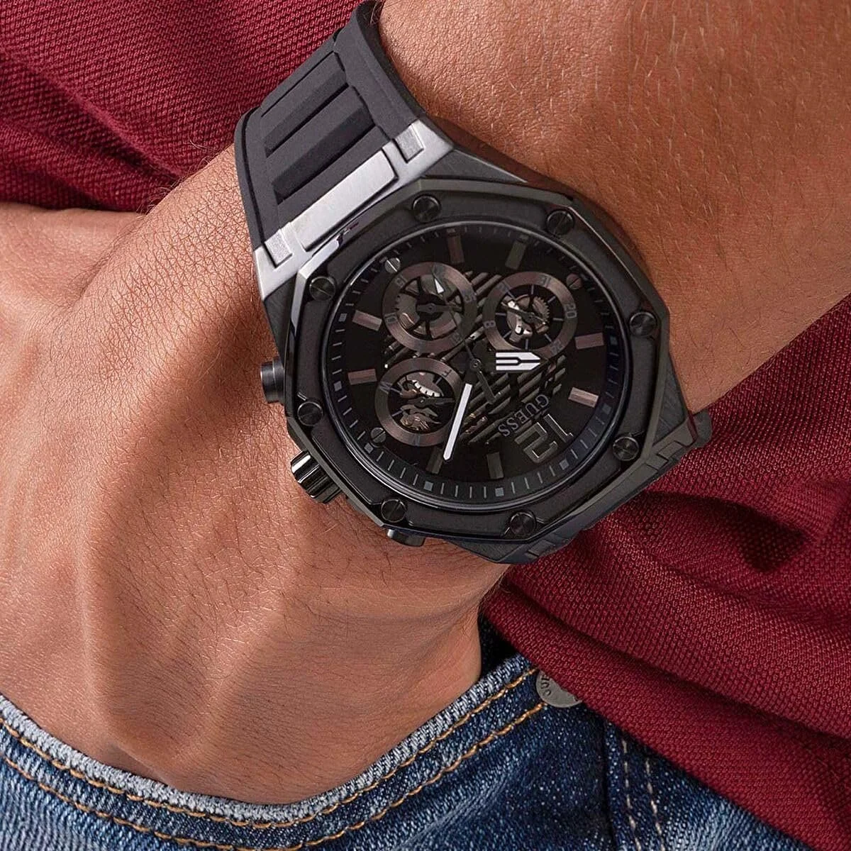 Аналоговые часы GUESS GW0263G4, фото №7 Аналоговые часы GUESS GW0263G4, фото №7