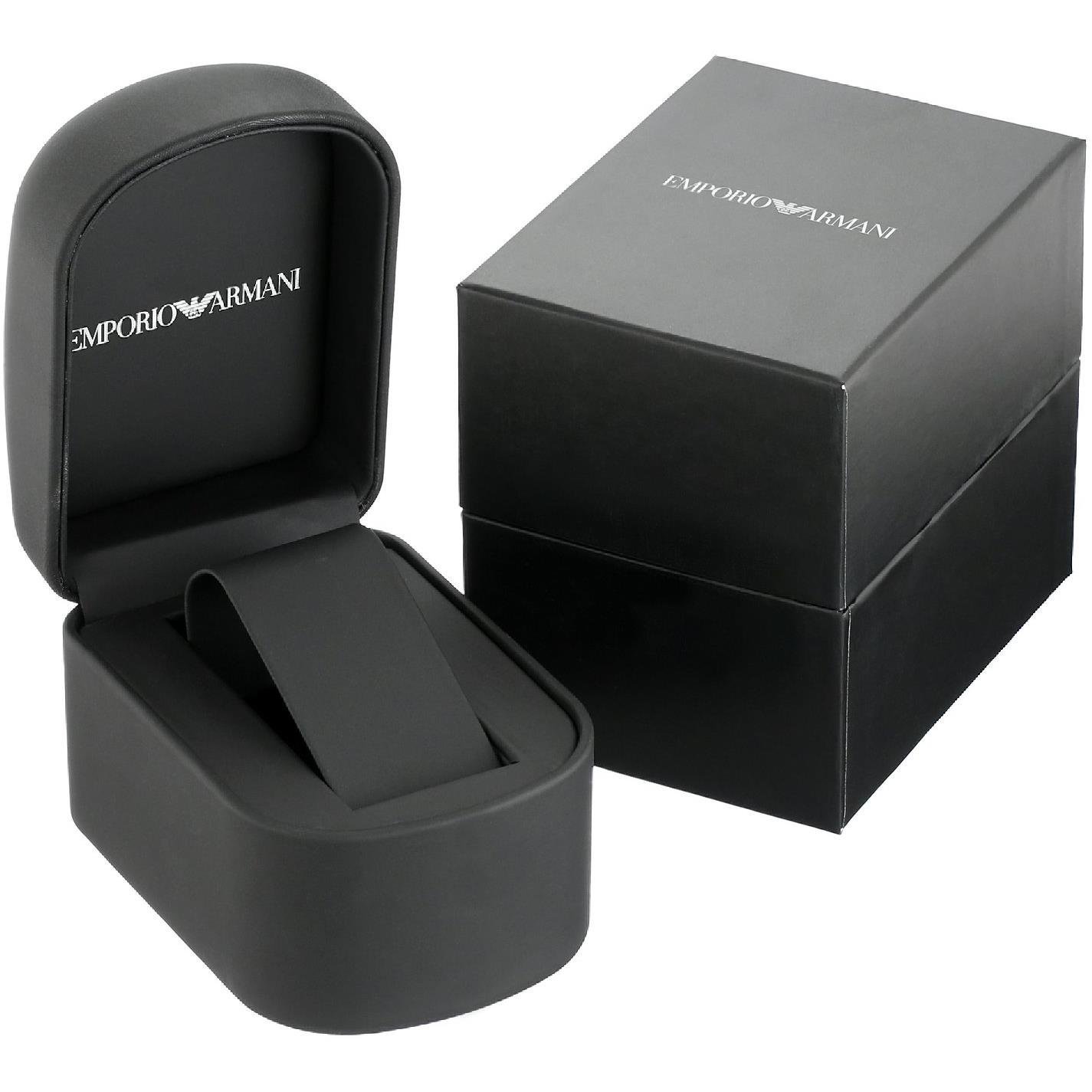 Женские часы Emporio Armani AR1802, кварцевые, водонепроницаемые, кожаный ремешок, 40 мм, 10 мм, черные, фото №3 Женские часы Emporio Armani AR1802, кварцевые, водонепроницаемые, кожаный ремешок, 40 мм, 10 мм, черные, фото №3