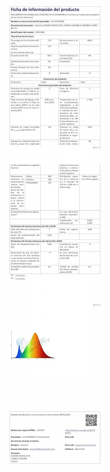 Настільна лампа LED ATOMANT Touch Dimmable USB A+C 3 рівні яскравості Бежевий, фото №10