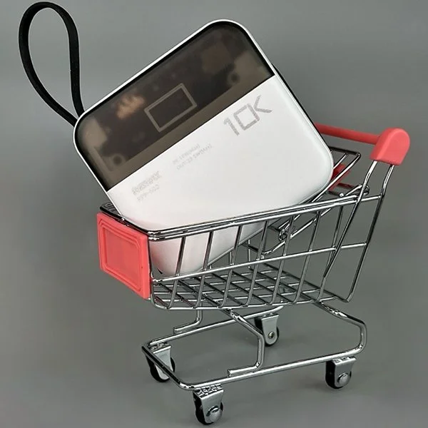 Міні повербанк 10000мАг 22.5W Remax RPP-602 з кабелем Type-C Lightning PD+QC Білий, фото №5