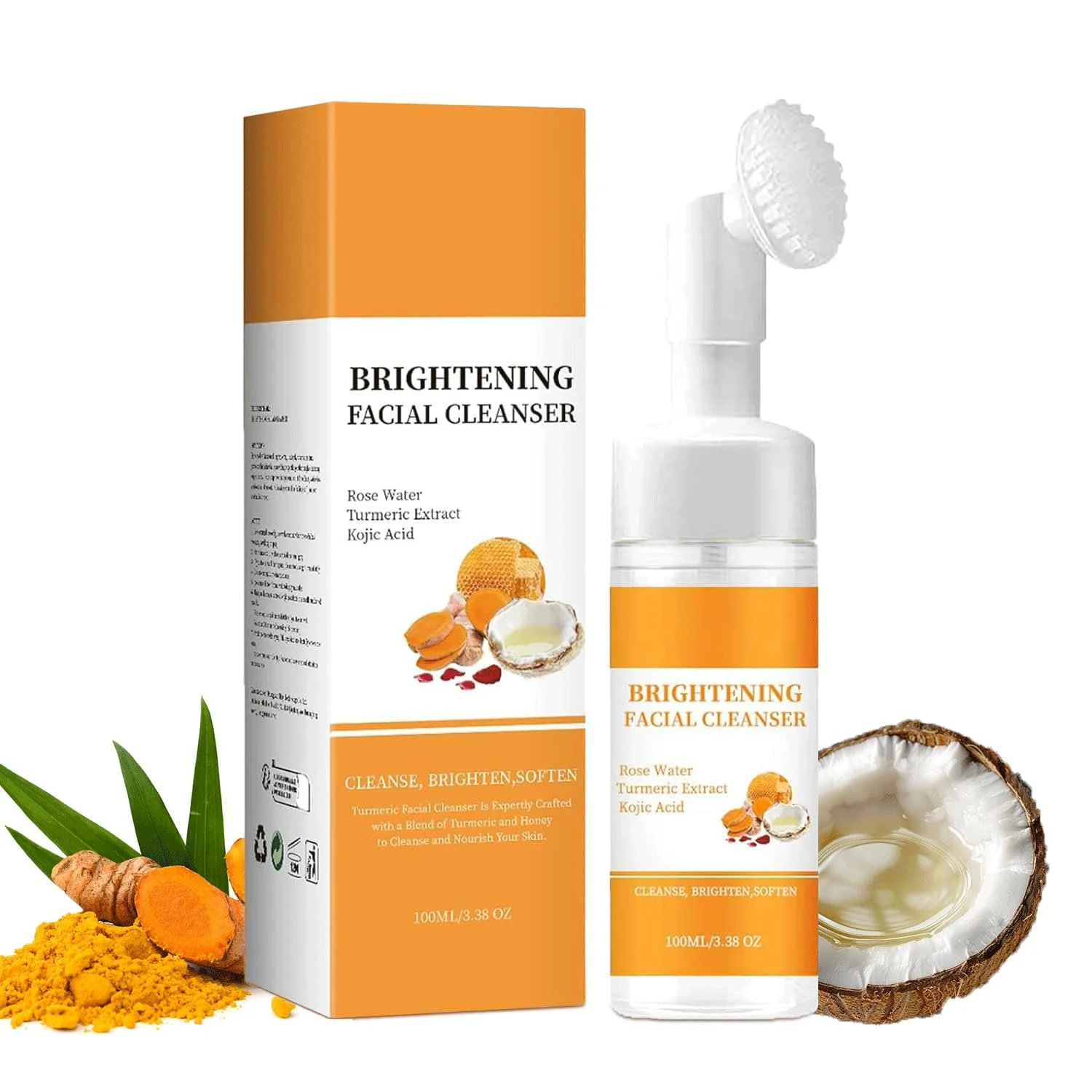 Успокаивающая Очищающая Пенка Turmeric Facial Cleanser 100 мл, фото №1