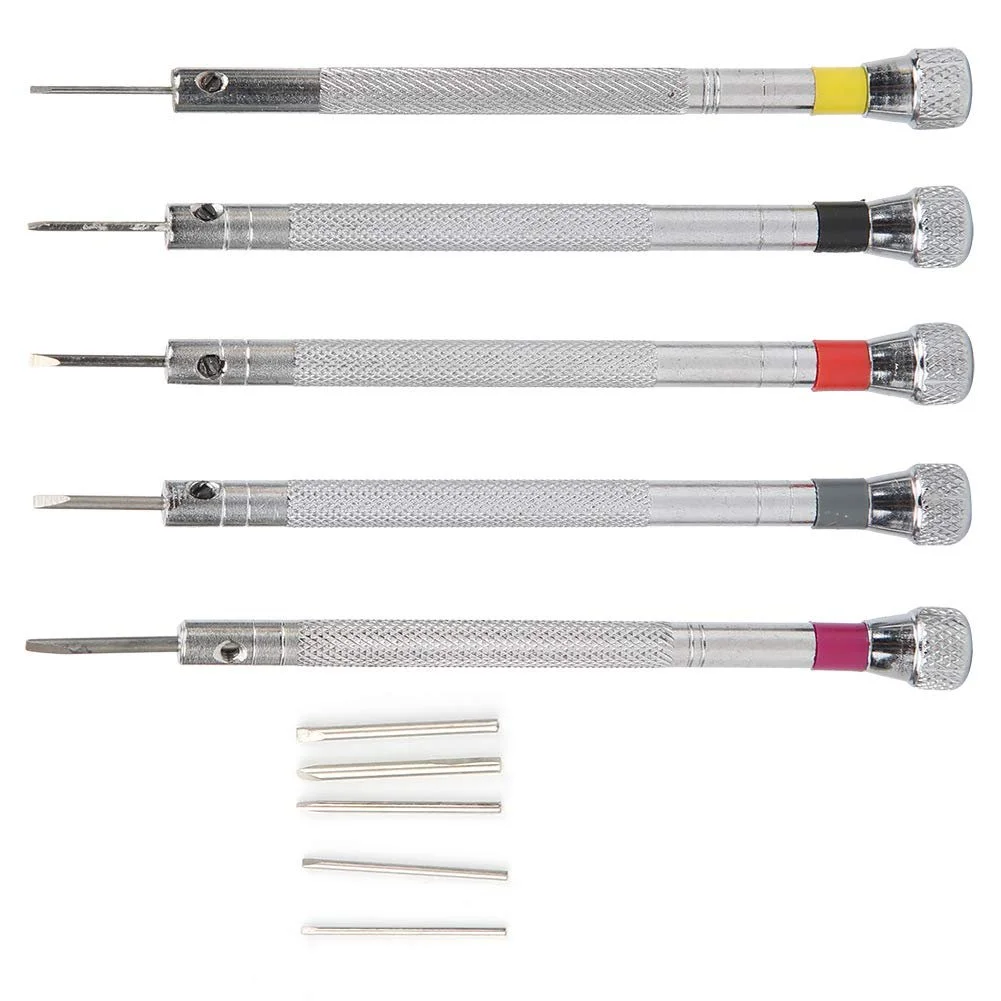 Набір викруток та біт шліцових для ремонту окулярів, годинників, телефонів та ноутбуків, фото №7
