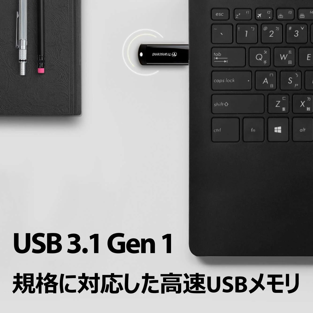 USB-накопичувач Transcend JetFlash 700 64GB USB 3.0 Black, фото №4 USB-накопичувач Transcend JetFlash 700 64GB USB 3.0 Black, фото №4