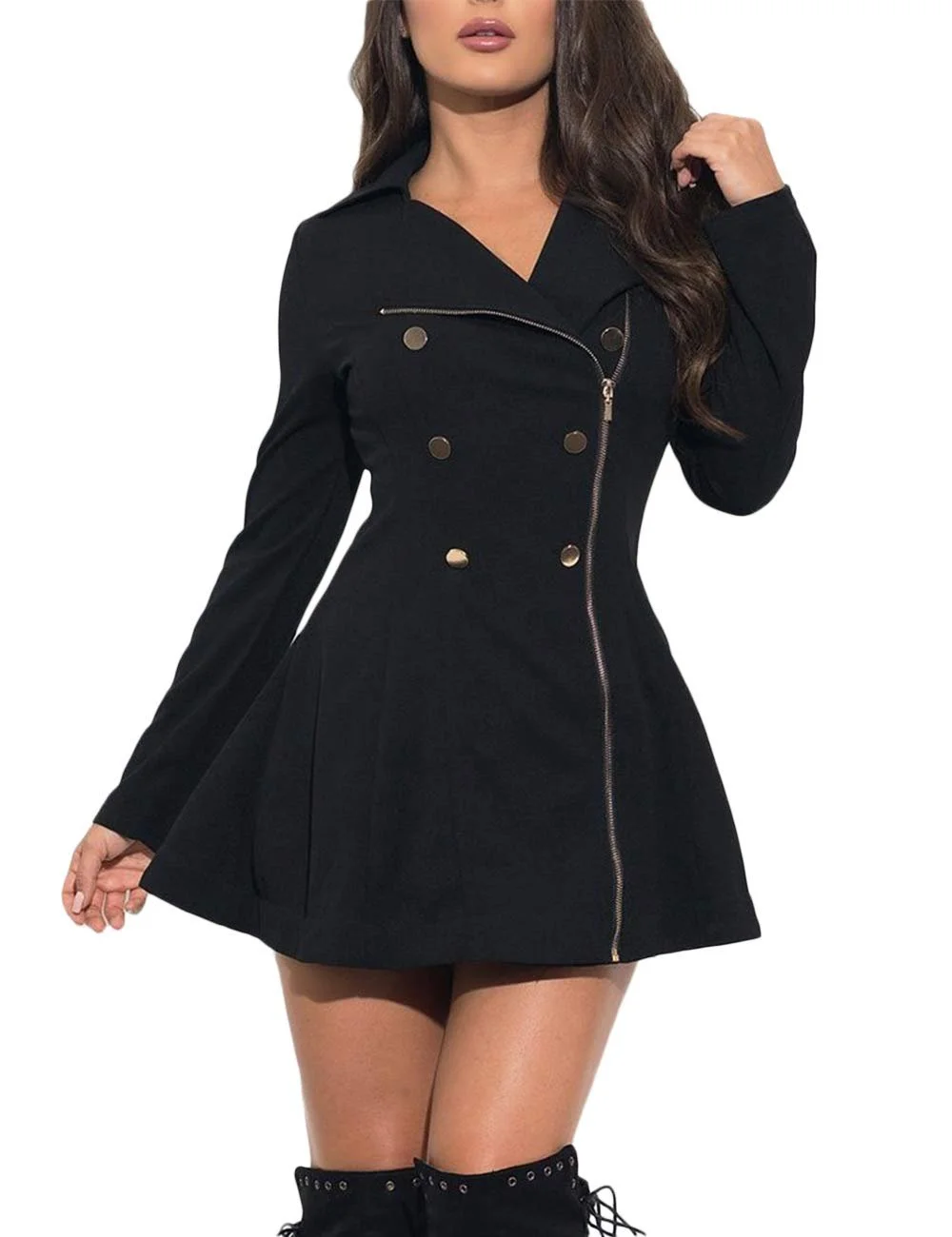 Тренч SOMTHRON Винтажный Черный, фото №1 Тренч SOMTHRON Винтажный Черный, фото №1