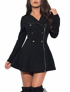 Тренч SOMTHRON Вінтажний Чорний - Фото 1