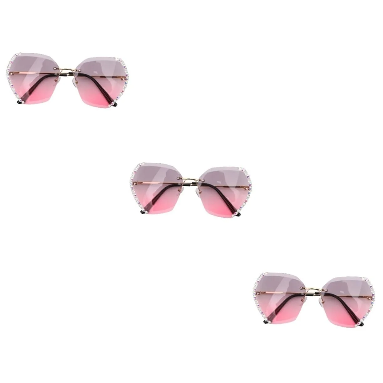 Сонцезахисні окуляри PACKOVE 3 шт. для жінок, захист від ультрафіолету, фото №1