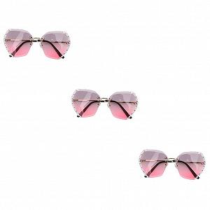 Сонцезахисні окуляри PACKOVE 3 шт. для жінок, захист від ультрафіолету - Фото 1