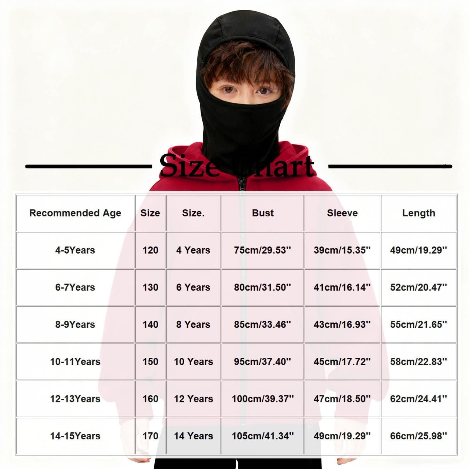 Детская балаклава-худи унисекс Generisch, толстовки на молнии для девочек и мальчиков с маской для лица, легкая куртка на молнии во всю длину, новинка, спортивные толстовки с длинными рукавами, ветрозащитная, фото №4