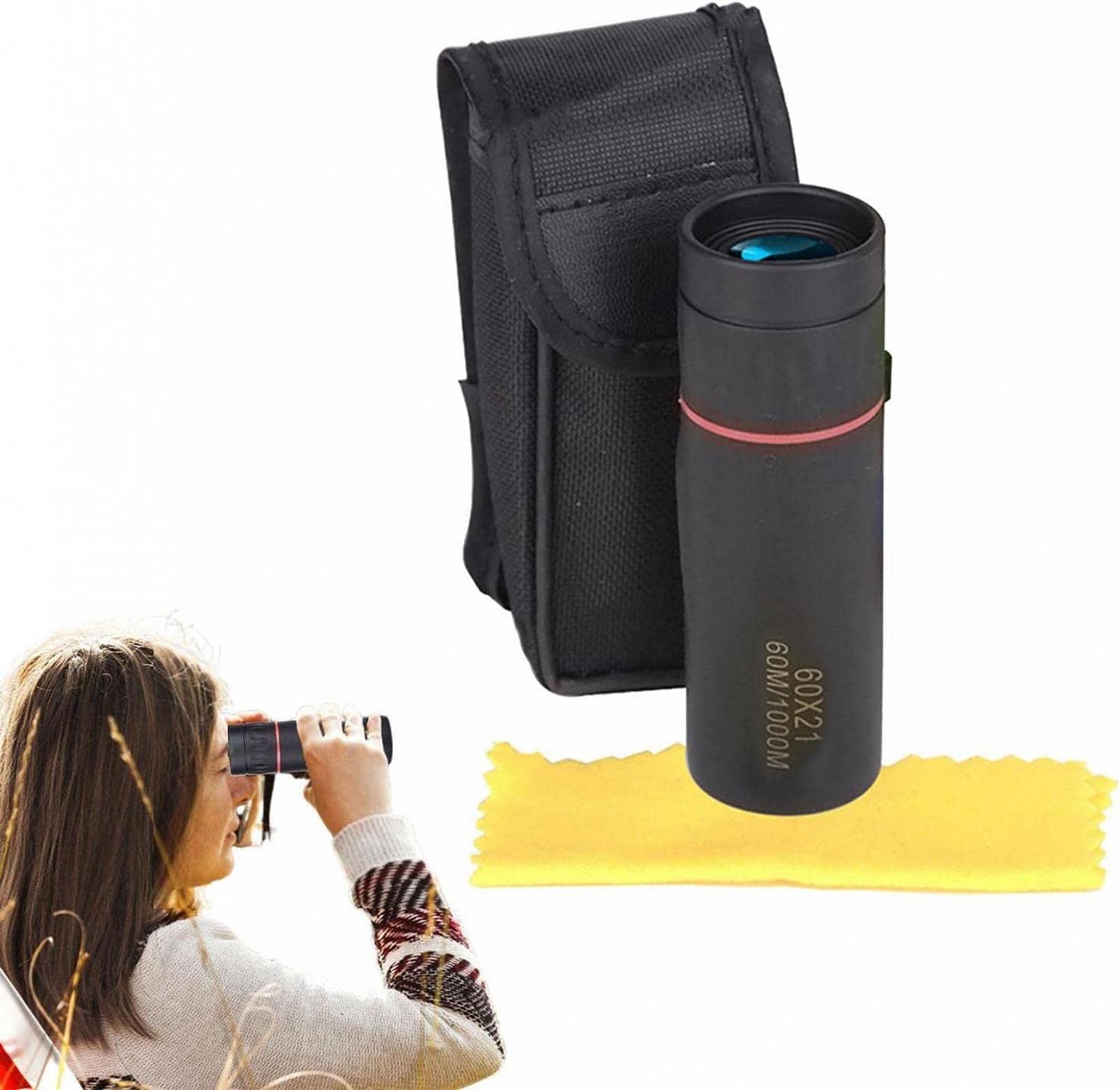 Монокуляр MRKU HD 21x60 Потужний з чітким баченням Легкий для подорожей та кемпінгу, фото №5