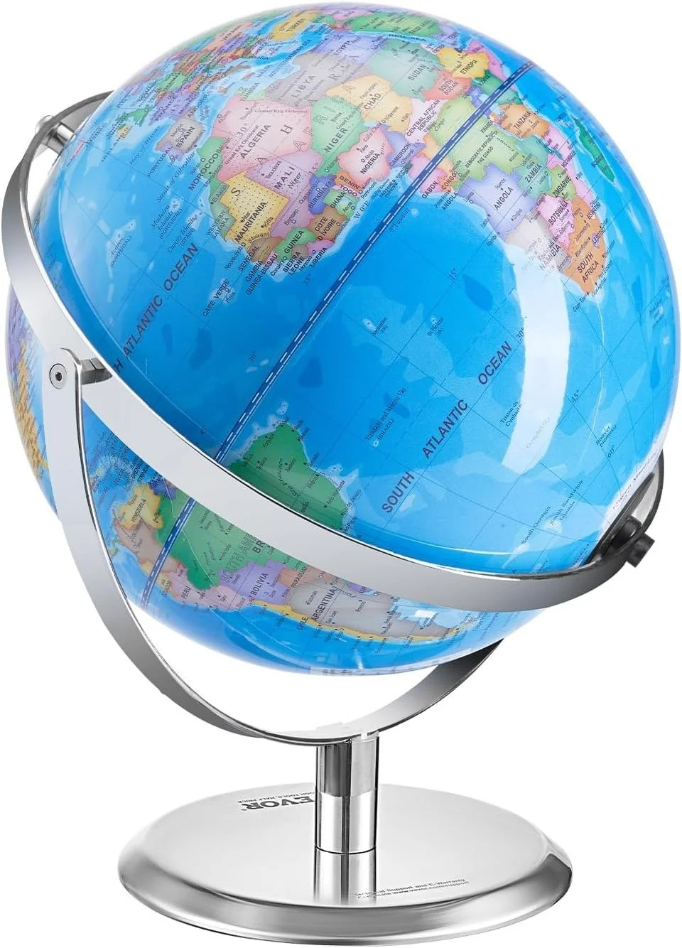 Інтерактивний настільний глобус VEVOR Globe 9''  3D White, фото №8