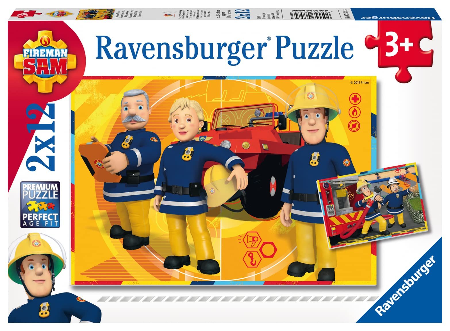 Пазл Ravensburger 2 в 1 12 деталей, фото №1