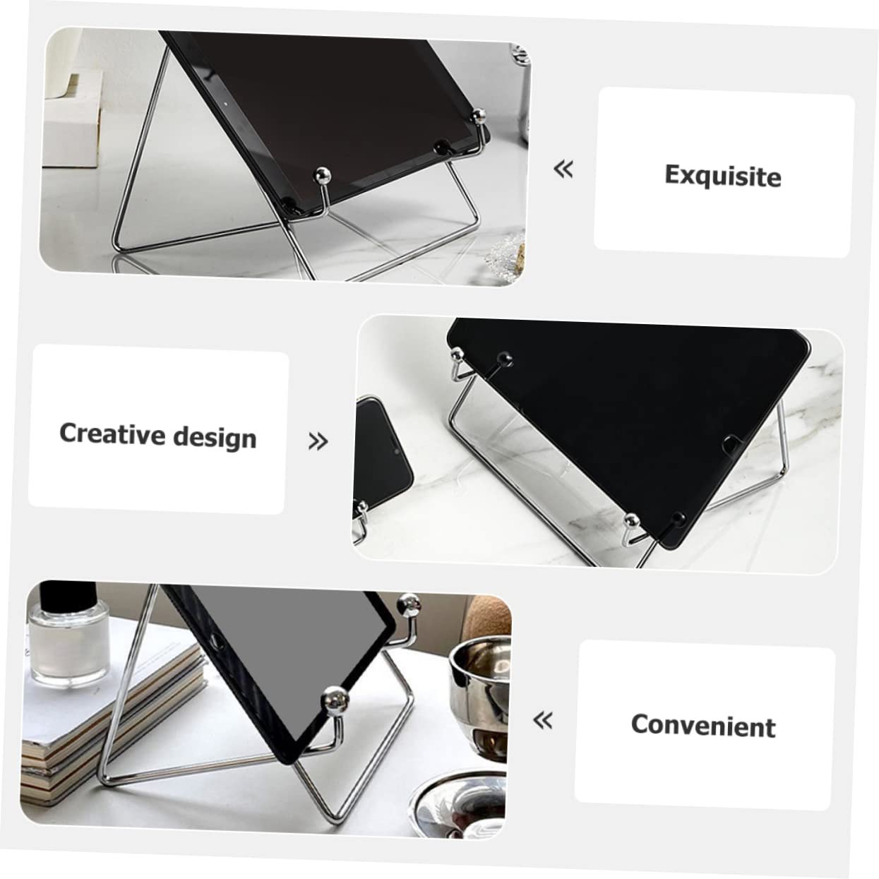 Подставка для ноутбука Треугольная конструкция Нескользящая и охлаждающая - 2 шт. в упаковке, фото №6