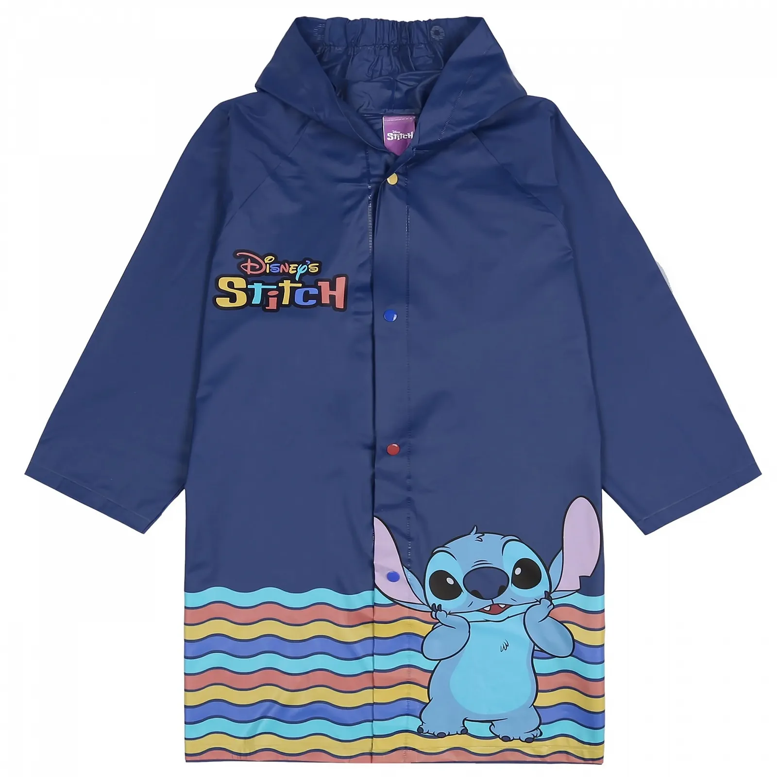 Дощовик з капюшоном DISNEY Stitch Navy для хлопчиків, фото №1