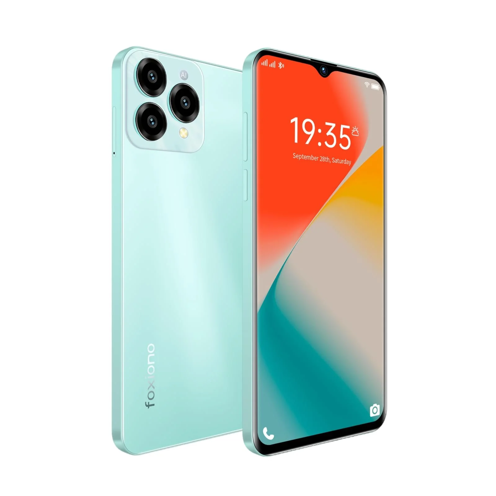Смартфон 8-Core Processor 4G-LTE 5MP + 13MP Camera Android 11 4GRAM 64GROM Expandable 256GB 6.52 Inch Blue, фото №1