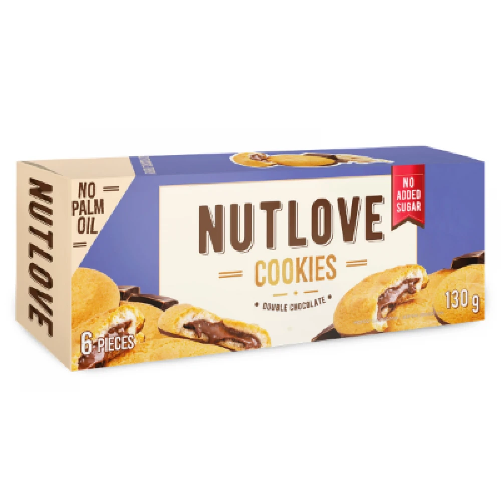 Nutlove Cookies 130g Double Chocolate, фото №1