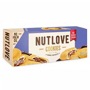 Nutlove Cookies 130g Double Chocolate - Фото 1