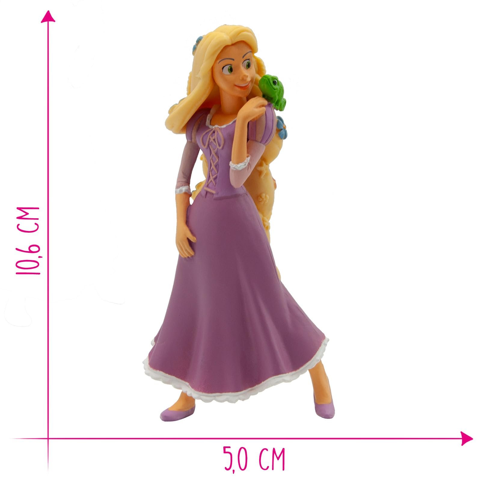Игрушка Bullyland Walt Disney Рапунцель с палитрой художника, около 10 см, 10 см, фото №2