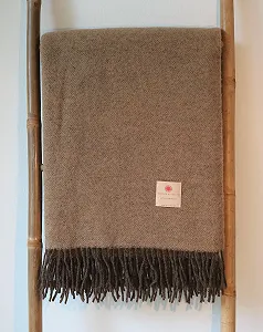 Плед Вовна меріноса Interior by Hakito Натуральний 140 x 200 см - Фото 1