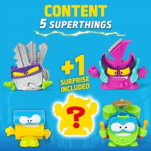 Фигурки Superthings Kazooom Power Battle, 5 шт (включает 1 фигурку-сюрприз и 1 серебряного капитана), упаковка 2 x 6 synthetic.ua - Фото 1
