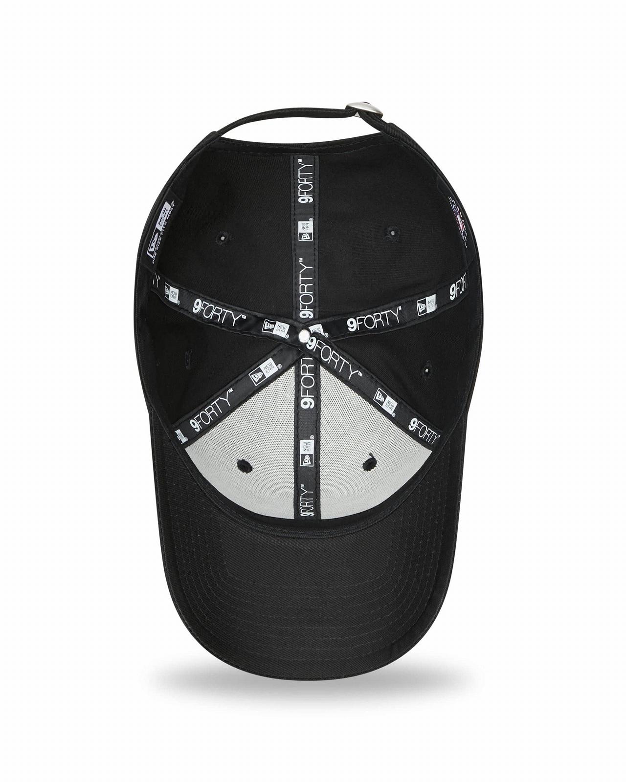 Бейсболка New Era New York Yankees MLB League Essential 9Forty регулируемая Черная, фото №5