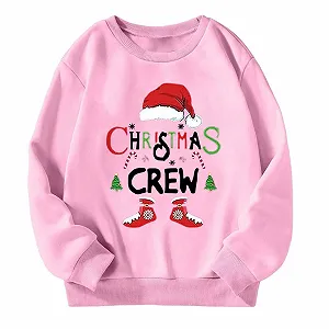 Свитшот Generisch с принтом для девочек, с круглым вырезом, с длинными рукавами, пуловер, удобный, повседневный, уличный стиль, легкий детский свитшот, свободный джемпер, топ для мальчиков synthetic.ua - Фото 1