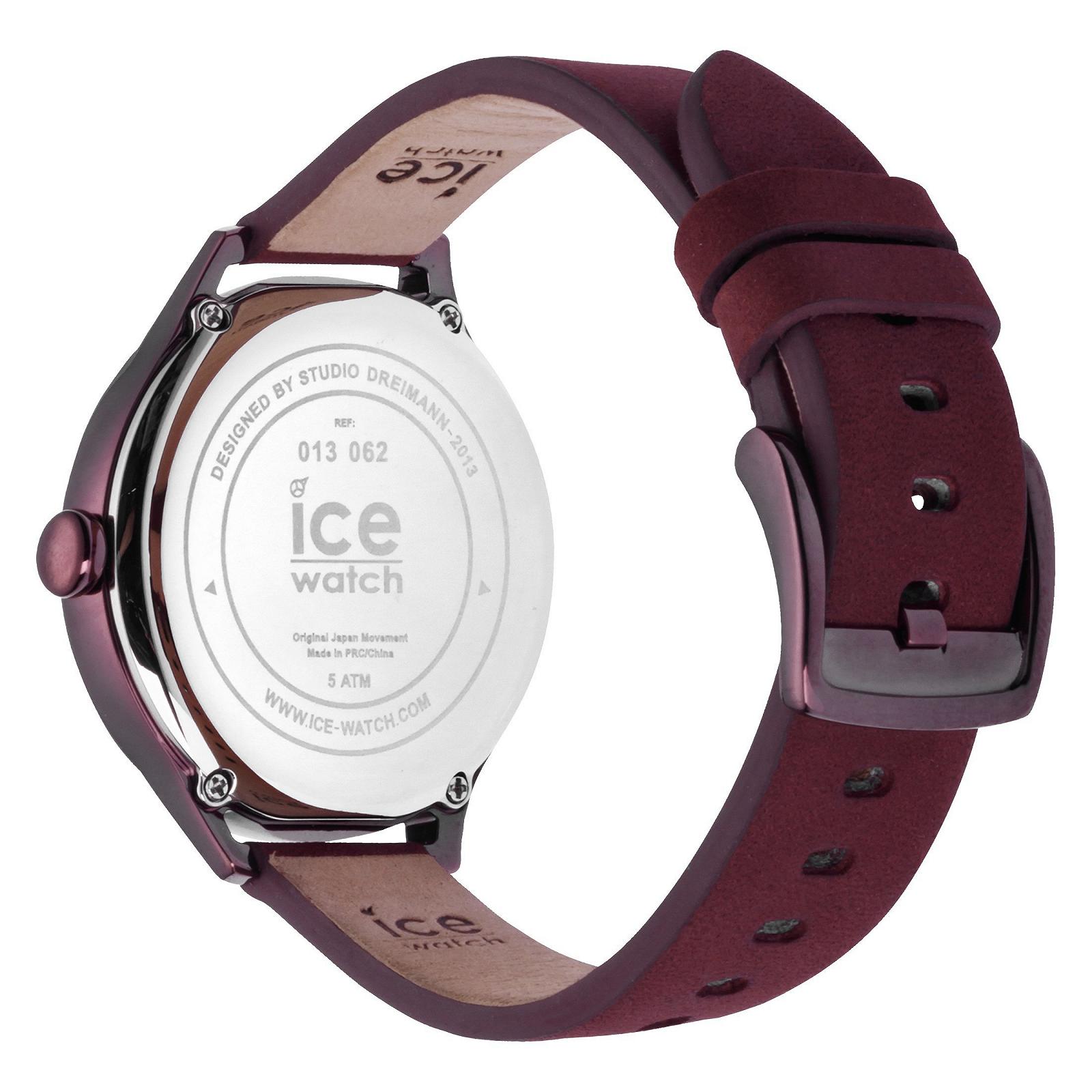 Часы Ice-Watch Ice Time Red Purple Женские с кожаным ремешком, фото №4
