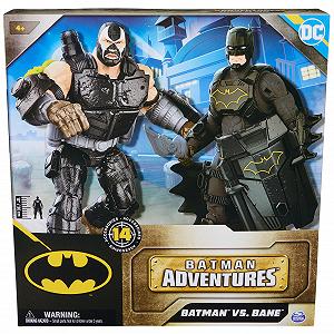 Набір фігурок Batman Adventures, Бетмен і Бейн, 14 аксесуарів для обладунків, 30,5 см synthetic.ua - Фото 1