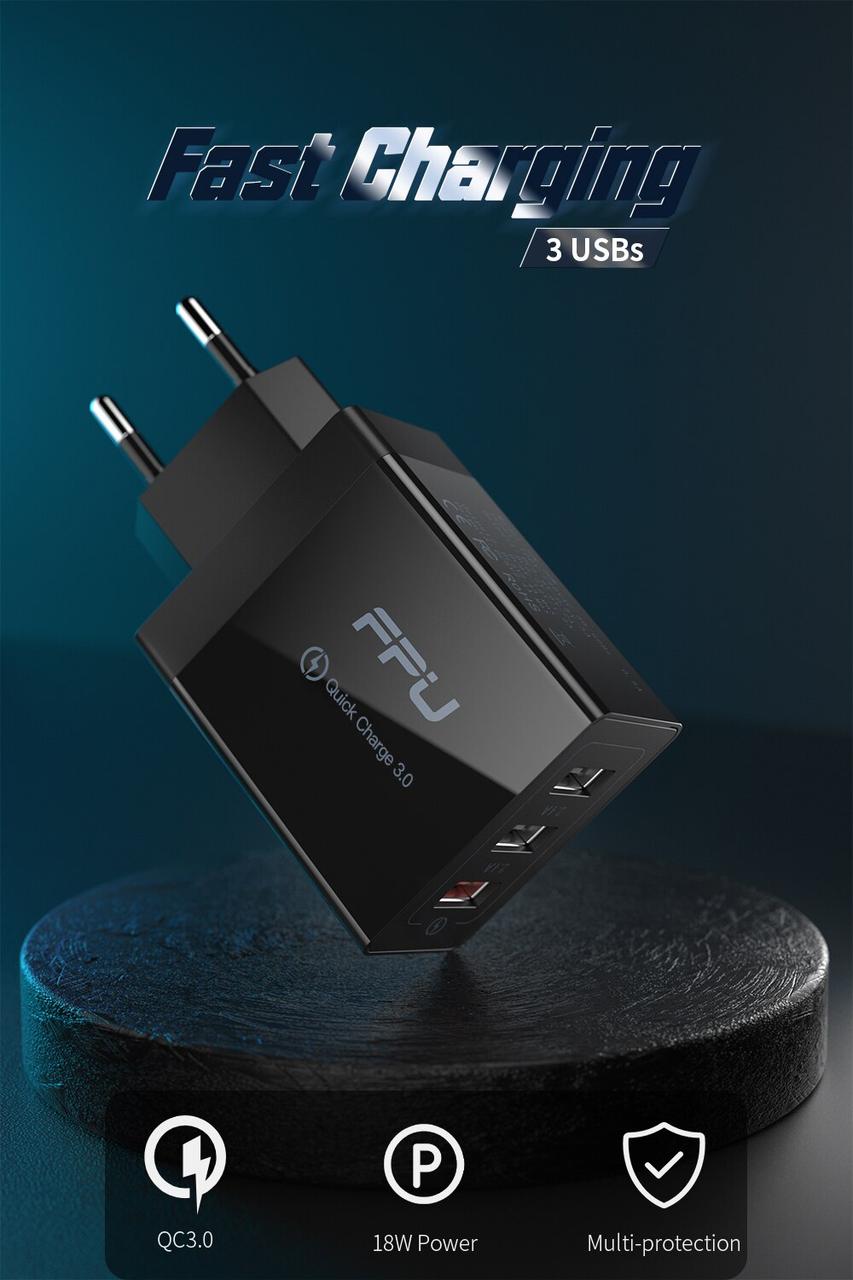 Зарядное устройство Quick Charge 3.0 FPU 30Вт, фото №3