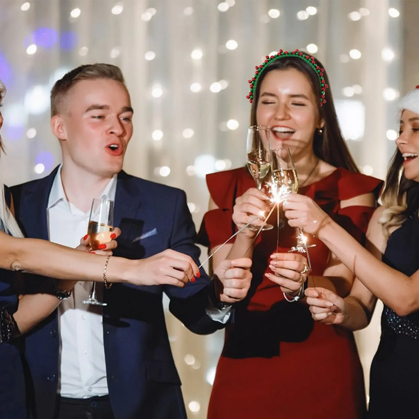 Обруч для волосся NICENEEDED Різдвяна колекція з дзвіночками, фото №5 Обруч для волосся NICENEEDED Різдвяна колекція з дзвіночками, фото №5