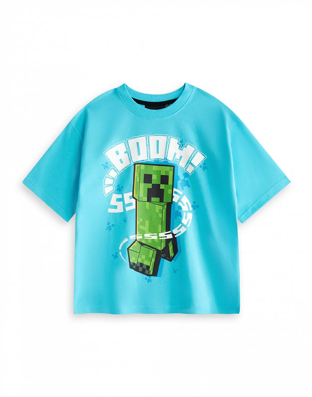 Комплект піжам Minecraft Creeper для хлопчиків, 2 шт, з короткими рукавами, фото №4